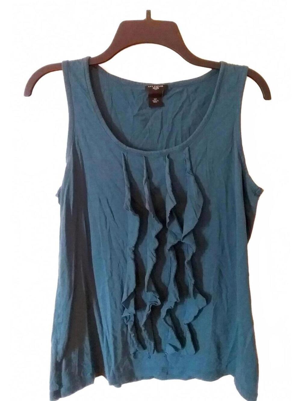 Ann Taylor Sleeveless Shirt Petite Medium
